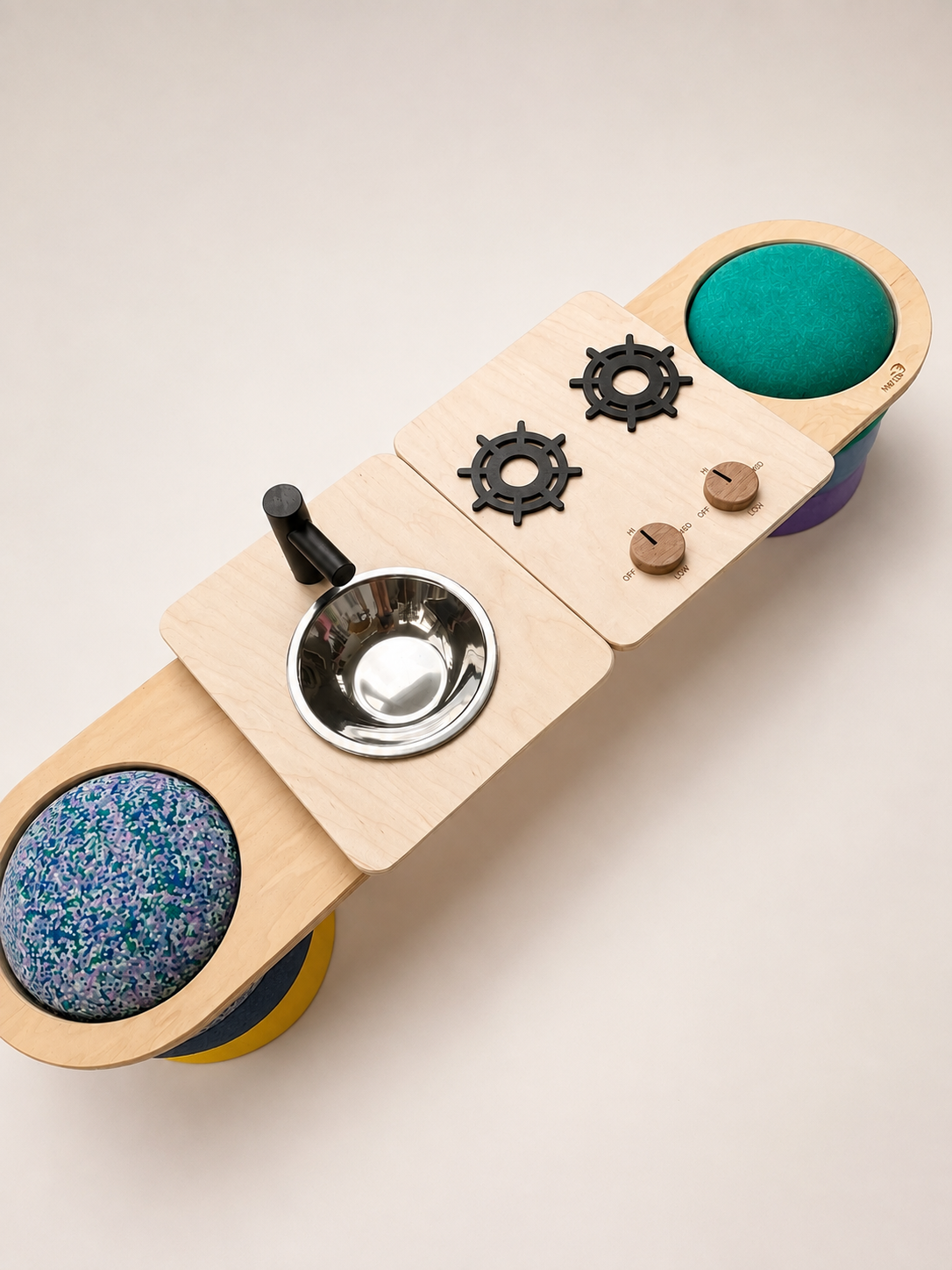 Play Kitchen Cooktop Sink Topper for Balance Board