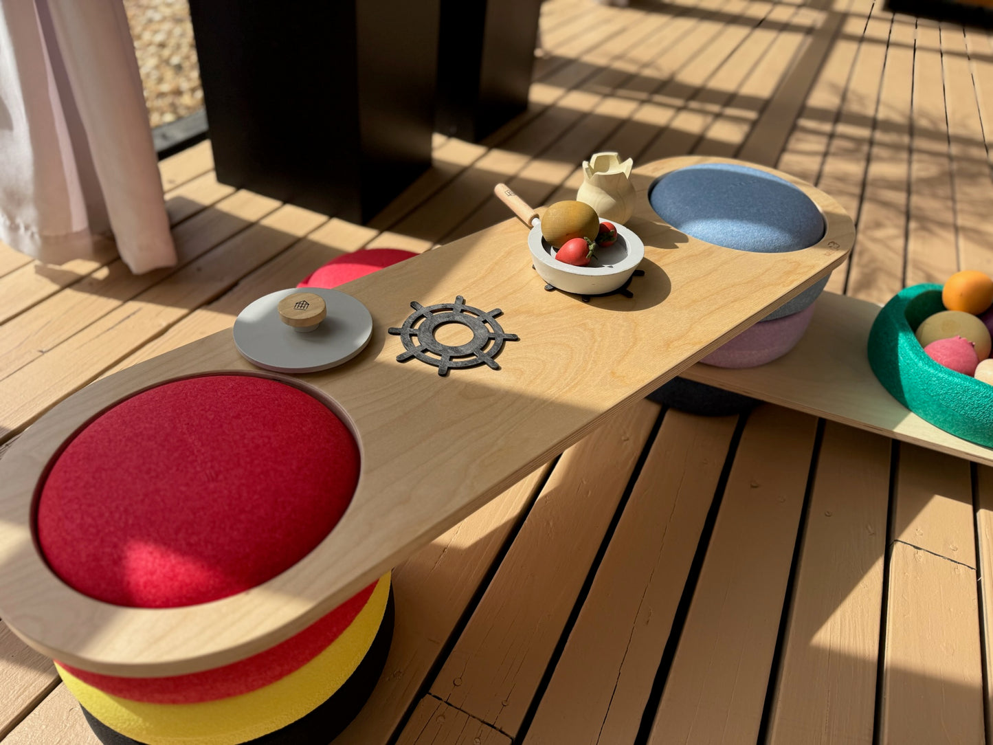 Balance Board - Stepping Stone Bridge & Play Surface for Stapelstein®