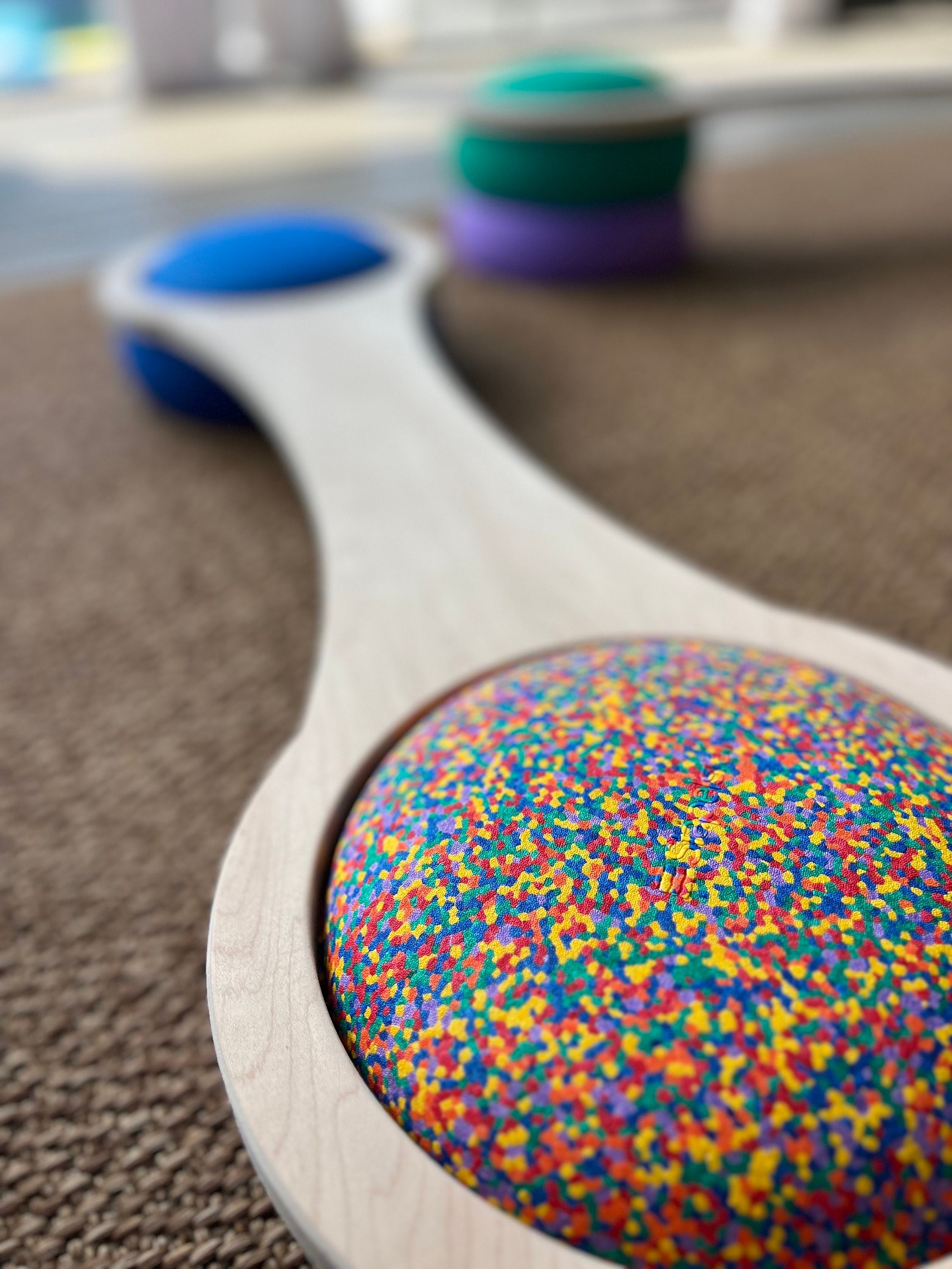 Hourglass Balance Board for Stapelstein Stepping Stones