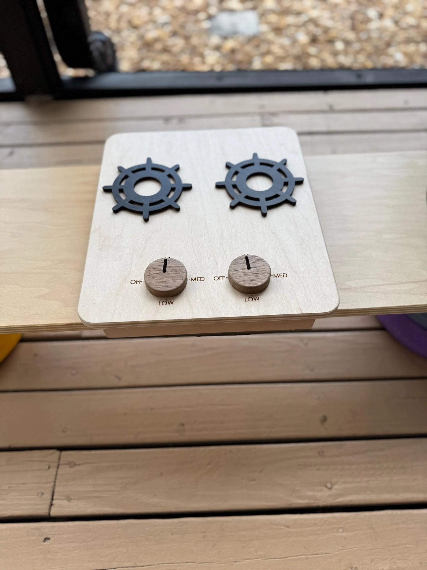 Play Kitchen Cooktop Sink Topper for Balance Board